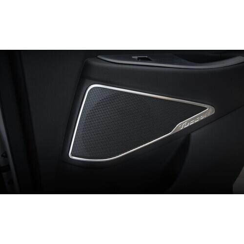 Door loudspeakers, four loaded, stainless steel, ( used for 2015 models, Hyundai Tucson)
