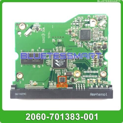 HDD PCB logic board 2060-701383-001 REV A for WD 3.5 SATA hard drive repair data recovery