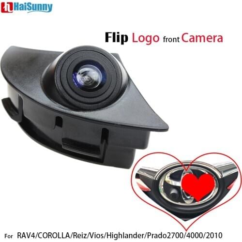 HaiSunny Car Front Logo Camera For Toyota RAV4/Corolla/Reiz/Vios Front View Side Reversing Backup Camera Parking Assistance