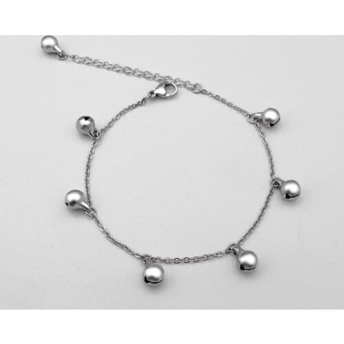 Bells and stars titanium steel bracelet female students all-match simple bracelet jewelry