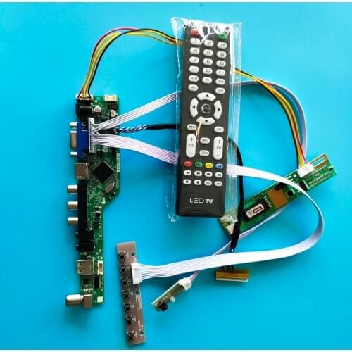 Kit for LP141WX3 TL 1280x800 Panel Remote Screen Audio Display Controller Board TV VGA HDMI USB 30pin 1 lamps AV LVDS Monitor
