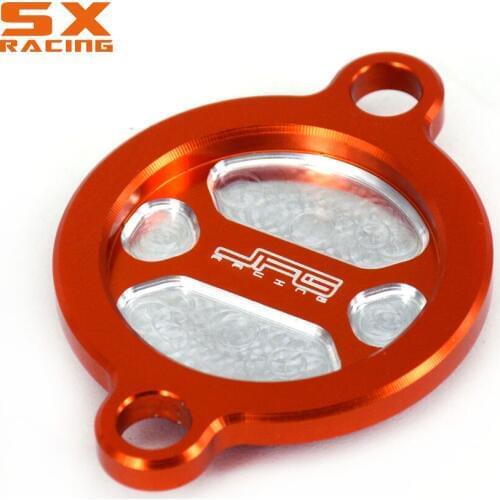 Motorcycle CNC Red Oil Filter Cleaner Cap Cover For KTM SXF SX-F XCF XC-F EXC XCFW EXCF SMR XCW 250 350 450 505 530 Dirt Bike
