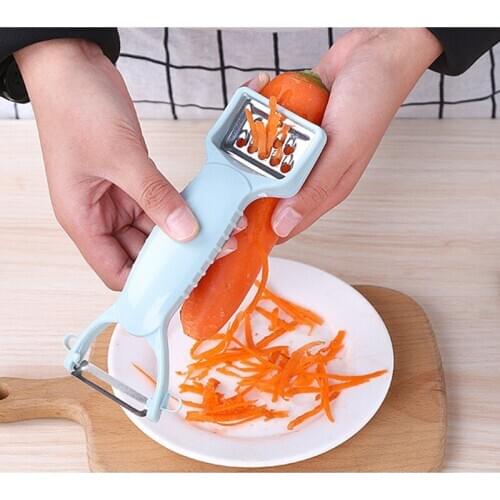 Multi-Function Double-Head Peeler ABS Stainless Steel Melon Fruit VegetableKitchen Assistant Nordic Shredded Tools