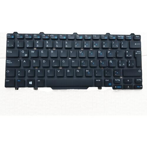 Genuine LA Keyboard 797YM JG68V for Dell Latitude 13 3340 3350 5480 5488 5490 Latin America Laptop Keyboards 0797YM CN-0797YM