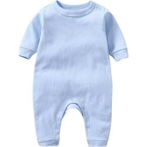 Autumn Newborn Cotton Baby Rompers Pajamas Baby Boy Clothes Full Sleeve Baby Girl Clothes Jumpsuit CQR044