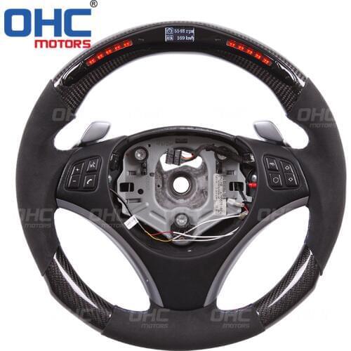 LED Display Steering Wheel compatible for BMW E90 3 Series LED Performance Steering Wheel