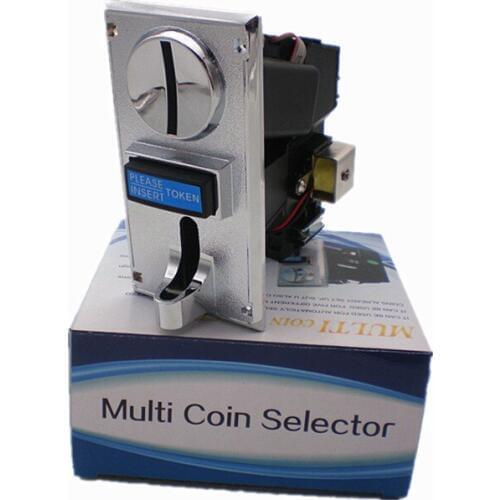 3 pcs Alloy/plastic plate multi coin selector for 6 different values coin mech