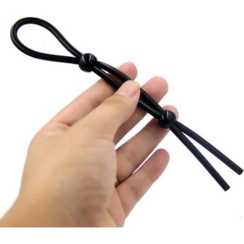 Silicone Adjustable Pull Delay Ring Reusable Penisring Locking Ring Cockrings Sex Products Delaying Ejaculation Adult Toys BDSM