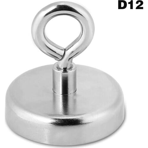 Strong Neodymium Magnet Round Pulling Force River Fishing Magnetic Eyebolt-30