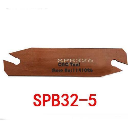 SPB 32-5 Indexable Part Off Blade 32mm High, SPB532 Parting Blade Suit For SMBB2032/2532/3232,5mm width for SP500 Inserts