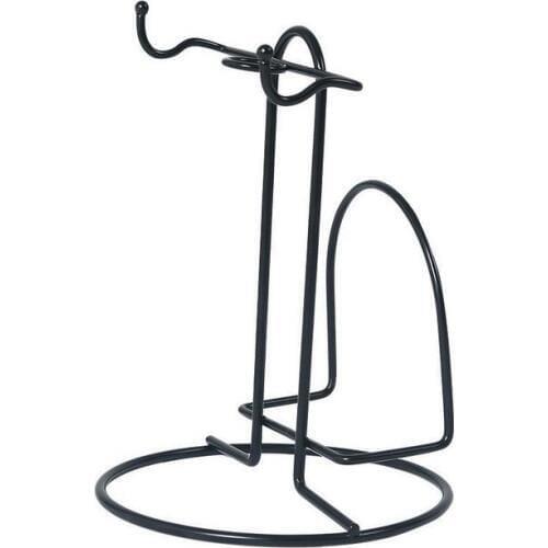 Black Iron Hooks Mug Holder Creative Coffee Tea Cup Storage Holder Stand Home Kitchen Mug Hanging Display Rack Drinkware Shelf