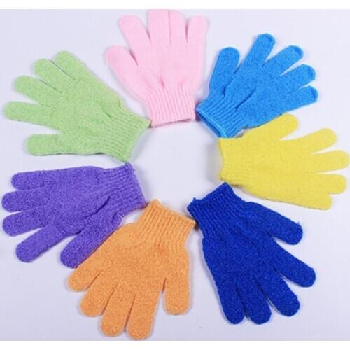 Moisturizing Spa Skin Care Cloth Bath Glove Exfoliating Gloves Cloth Scrubber Face Body LX4502