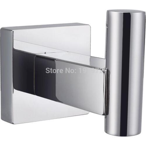 Vidric Stainless Steel Solid Construction Bathroom Single Towel Hook Robe Hook Coat Hook Hat Hook Hanger Chrome