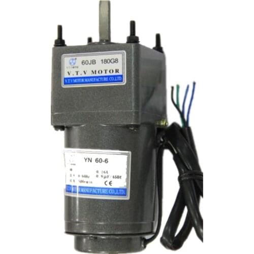 High precision AC Gear Motor YN60-6/60JB180G8 Induction Motor 6 w 110 V