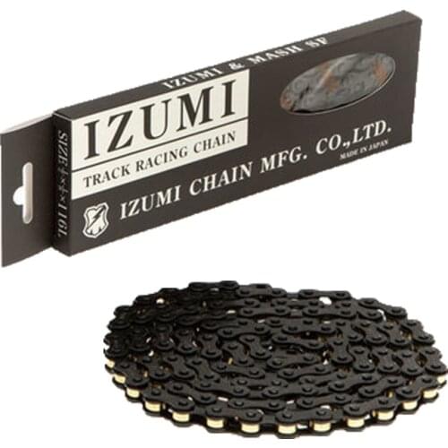 Japan IZUMI Bicycle Chain X MASH SF 410 Collaborations Black Gold Track Single Speed Chain/Fix Gear Single Speed 116L