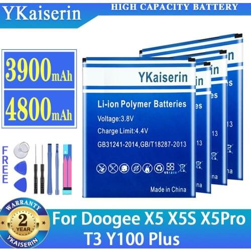 YKaiserin DOOGEE Phone Batteries