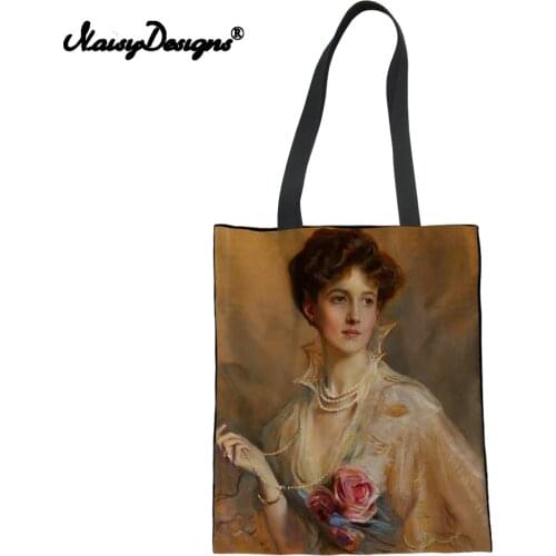 NOISYDESIGNS Famous Painting Pattern School Girls Handbags Large Women Messenger Tote Bags Female Casual Shopper Bags Mochilas