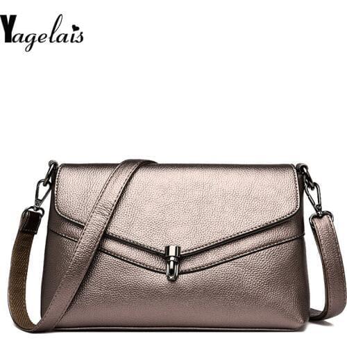 2019 PU Leather Women Bags High Quality Vintage Handbags Designer Shoulder Bag Small Crossbody Messenger Flap Bags Purse