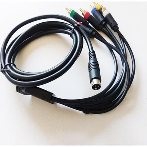 1.8m RGBS/RGB Cable Color Monitor Component Cable for Sega MD2 Game Console