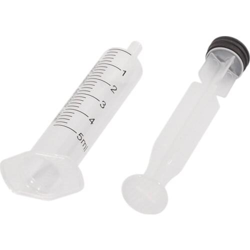 2.5/5/10/20/30/50ML Reusable Small Hydroponics Plastic Nutrient Sterile Health Measuring Syringe Tools