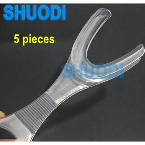 5 pieces Dental Orthodontic Lateral Cheeck Retractor Mouth Opener Photograghic Dental Teeth Whitening Materials Tool Y shape