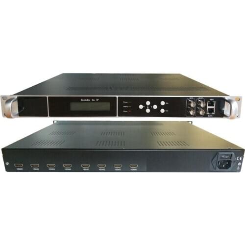 8-channel high-definition encoder HDMI to IP, ASI hotel IPTV TV system front-end equipment, network live encoder
