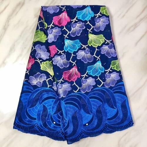 African Dry Lace Fabric 2021 High Quality Nigerian Cotton Lace Fabrics Swiss Voile Lace In Switzerland For Women Dress M4868