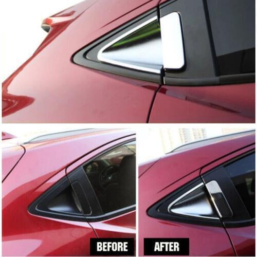 ACCESSORIES FIT FOR Honda HR-V / VEZEL 2014 2015 2016 CHROME REAR DOOR HANDLE COVER BOWL CUP CAP TRIM MOLDING GARNISH