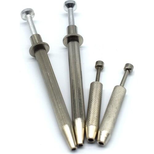 Stainless Steel Diamond Tweezers With 3/4 Prongs Gemstone Pick Up Tools For Jewelry Making