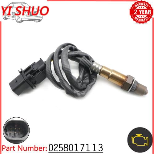 XUAN Oxygen Sensor O2 Lambda Sensor 0258017113 For BMW MINI Picasso Cooper For CITROEN BERLINGO C3 C4 PEUGEOT 207 208 308 508