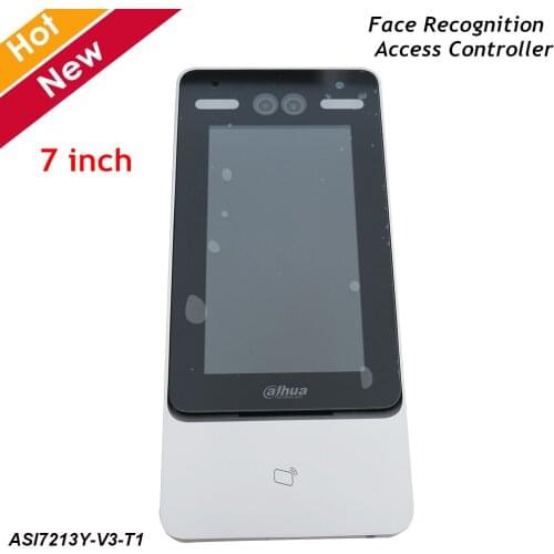 Dahua Standalone Face Recognition Access Controller 7 inch Support Face IC card Password Unlock 2MP Wide Angle Lens ASI7213Y-V3
