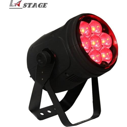 Free Shipping 7X15W Led PAR Light Zoom RGBW 4IN Stage Led Par Light Zoom Function 7-60 Degree 12 DMX Channels Smooth Dimmer