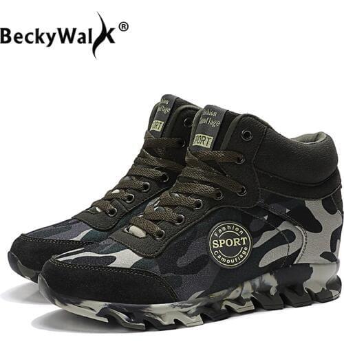 Fashion Camouflage Female Boots Women Military Sneakers Lace up Autumn Winter Ankle Boots for Women Shoes Big Size 35-42 WSH3422