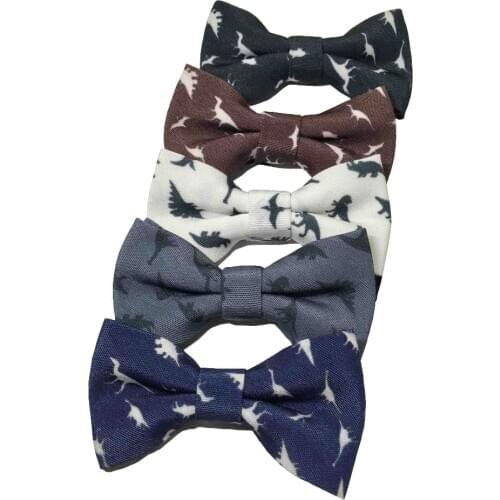 Dinosaur Kid Kids Bow Tie Children Bowtie Polester Bowties Baby Elegant Gentleman Bow Ties Butterfly Children Party Bow Ties Pet