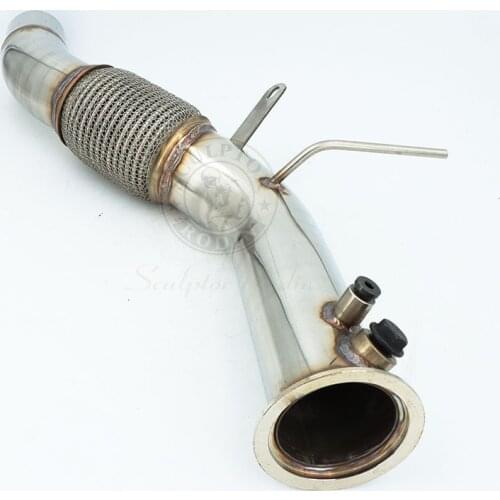 SS Turbo Exhaust Downpipe V-Band fit 2005-2008 Bm*w 5 Series E60 E61 520d M7N2