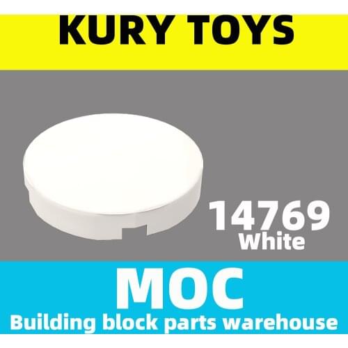 Kury Toys DIY MOC For 14769 Building block parts For Tile, Round 2 x 2 with Bottom Stud Holder