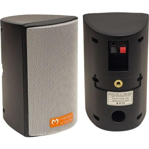 MAGICVOICE MV-16 7.5 CM 30 WATT BLACK COLUMN SPEAKER 2Lİ TOOL