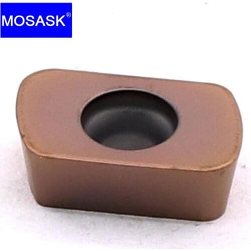 MOSASK 10pcs EPNW 0603 TN-8 CNC Lathe Machining Stainless Steel Processing Carbon Steel Tungsten Milling Carbide Inserts
