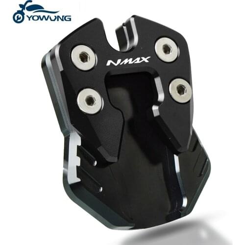 Motrocycle Kickstand Side Stand Enlarge Support Plate FOR YAMAHA NMAX N-MAX 155 125 NMAX155 NMAX125 2015 2016 2017 2018 2019