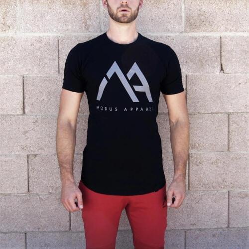 2019 Fashion New Mens Brand t shirt Fitness Bodybuilding Slim Cotton Shirts Men Short Sleeve workout male Casual Tees Tops