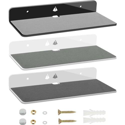 Wall Mounted Bluetooth Speaker Holder Rack Floating Holder Storage Stand Wall Storage Bracket