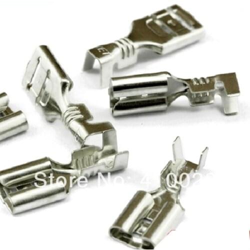 1000pcs 6.3mm Crimp Terminal Female Spade Connector