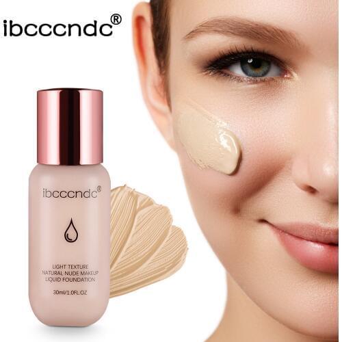 6 Colors Face Foundation Makeup Liquid Foundation Cream Matte Foundation Base Face Brighte Concealer Cream Cosmetic