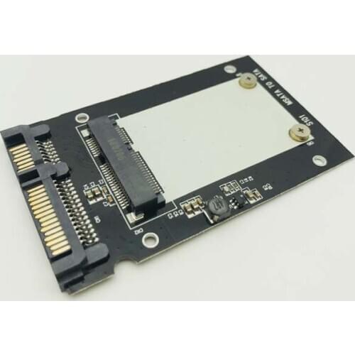 10pcs New Small board mSATA SSD to 2.5" SATA Drive Converter Adapter msata adaptor For Windows2000/XP/7/8/10 for Vista Linux Mac