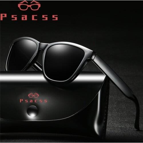 Psacss Square Polarized Sunglasses For Men 2019 Brand Designer Sun Glasses Mens Driving Fishing Handsome Mirror UV400 oculos