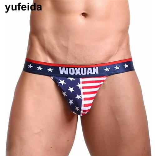 YUFEIDA Sexy Mens Underwear Briefs Bikini Bulge Pouch Low Rise Underpants Male Gay Sissy Panties Mens Briefs Cueca Masculina