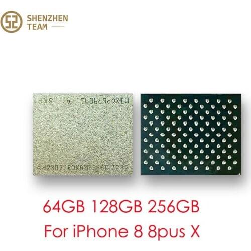 SZteam HDD Nand Flash Memory Harddisk chip For iPhone 8 8pus X 64GB 128GB 256GB