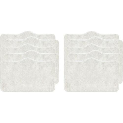 10pcs Replacement Mop Cloths Rags For Deerma ZQ610 ZQ600 ZQ100 Steam Engine Cleaning moping pads Spare Parts Accessories