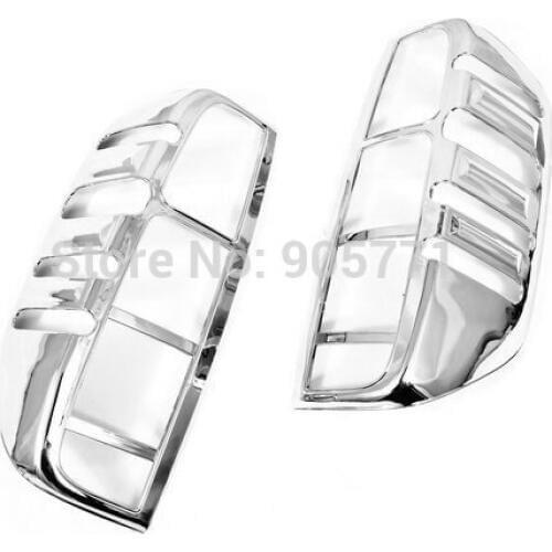 High Quality Chrome Tail Light Cover for Nissan Navara / Frontier D40 06-09 Free Shipping