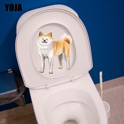 YOJA 19.1*22.7CM Animal Dogs BedRoom Home Decor Wall Decal Toilet Sticker T3-0668